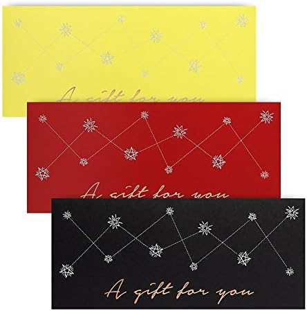 21 Pack, Colored Premium Envelope With Real Foil Accent – For Gifting, Invitation, Greeting, Party, Money, thank you envelope, (Top Flight #9 Envelope) Foiled Calligraphy Sparkle Art 1