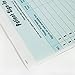 AMZfiling Patient Sign in Sheet (Blue)- HIPAA Compliant, 250/Package