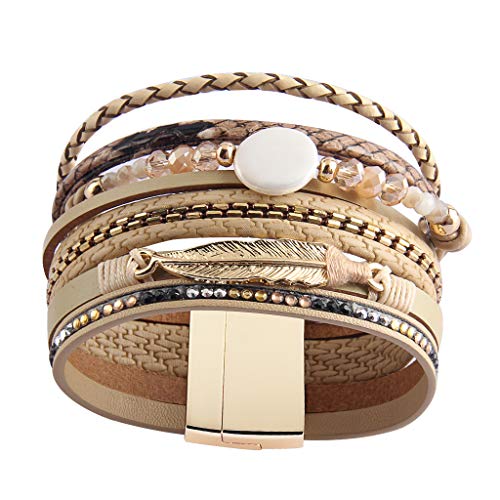 4 AZORA+Bracelet+Metallic+Bracelets+AL0020+BEIGE