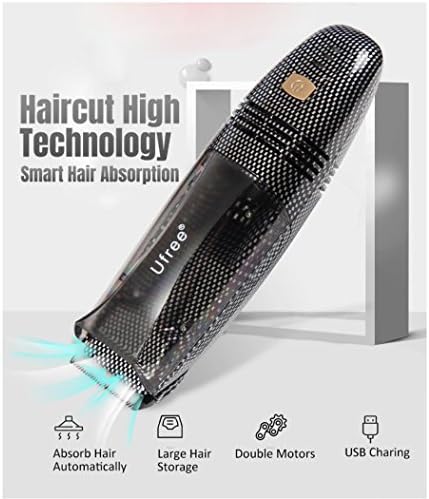 Quiet Baby Hair Clippers for Kids Auto Inhale Hair Debris Waterproof Chargeable Cordless Hair Clippers Trimmers