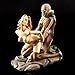SIKOO Nude Women Funny Dracula Lover Skulls Sexy Statues Love Never Dies Day Of The Dead Statue Figurine Adult Ceremony Halloween Skull Ornaments Home Bar Decorations (Sexy2)