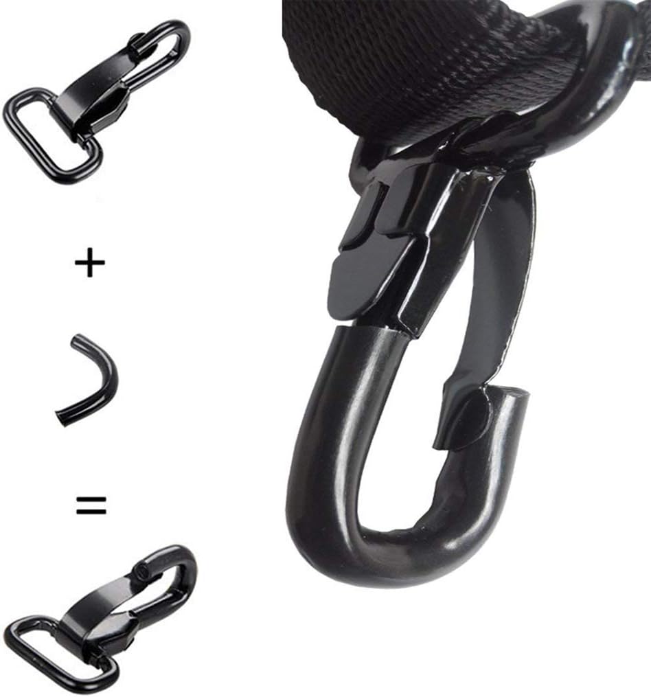 Adjustable Tenor Alto Saxophone Strap with Metal Hook Sax Shoulder Strap, Blue-1 - Image 4