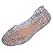 EGELEXY Womens Slip On Ballet Flats Jelly Mesh Flat Sandals