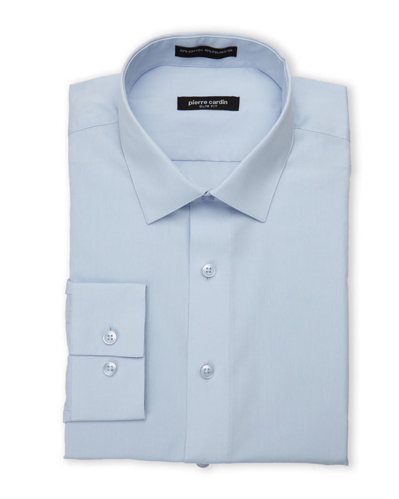 Pierre Cardin Men's Slim Fit Long Sleeve Dress Shirt - Colors