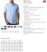 Hanes adulto EcoSmart Jersey Polo, X-Large, Black