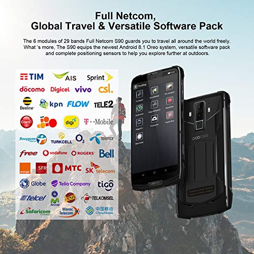 image for DOOGEE S90 4G Modular Rugged Cell Phone Android 8.1-10050mAh Battery (