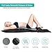 Naipo Back Stretcher, Yoga Stretching Mat with Heat, 4 Stretching Programs, 3 Adjustable Intensities for Full Body Relax, Release Tension, Improve Flexibility, Simple Foldaway