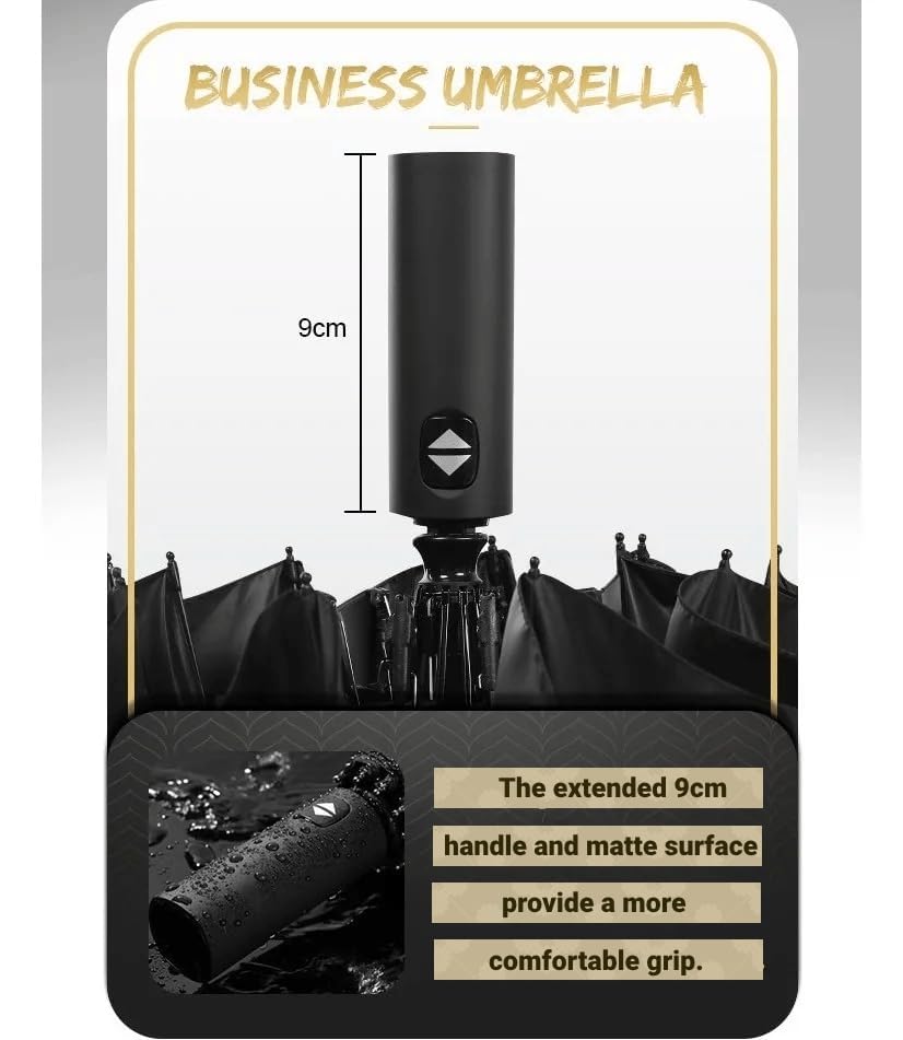 Travel Compact Umbrella, Folding Travel Umbrella for Rain and Shine Small, Windproof Automatic Open/Close, Portable Umbrellas