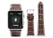 Apple Watch Alligator Grain Band Genuine Calf Leather fit iWatch Series 1 Series 2 Series 3 Sport & Edition 42MM Replacement Strap Watchbabd Silver
