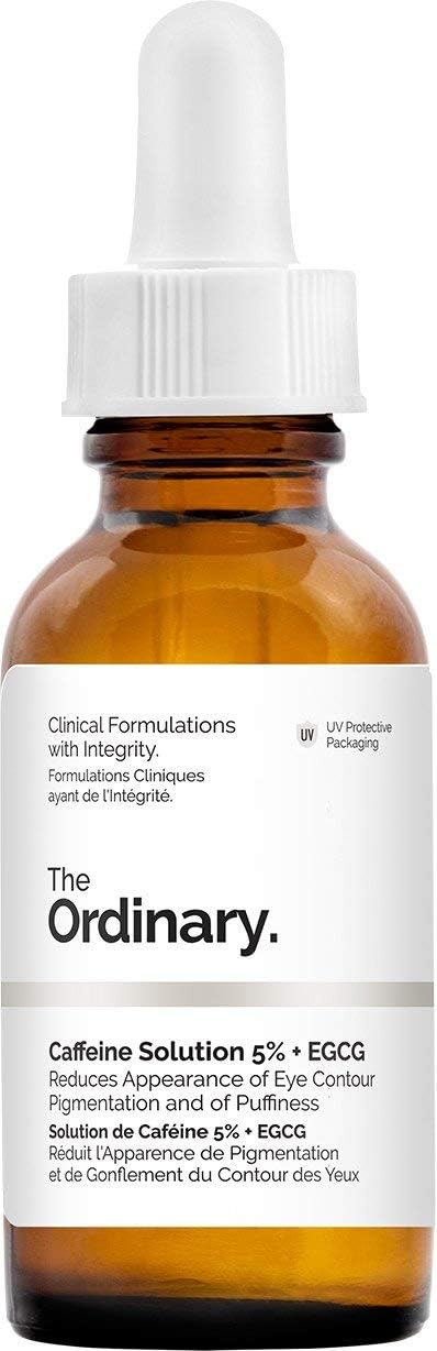 The Ordinary Caffeine Solution 5% + EGCG (30ml): Reduces Appearance of Eye Contour Pigmentation and Puffiness: Health & Personal Care