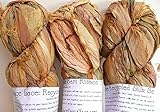 Darn Good Yarn - Recycled Sari Silk Ribbon - Vintage Lace