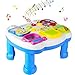 Biulotter Musical Toddler Activity Table, Music Learning Center for 1-3 Years Old Boys & Girls, Light & Sound Toys