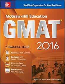 Mcgraw Hill Education Gmat 2016 Strategies 8 Practice