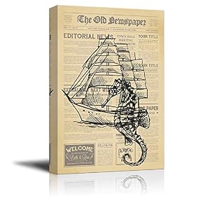 Newspaper Home Artwork for Living Room Bedroom