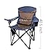 JQ&JQ Portable Camping Chair with Carry Bag and Ice Bag,Support up to 660 Ib, Blue