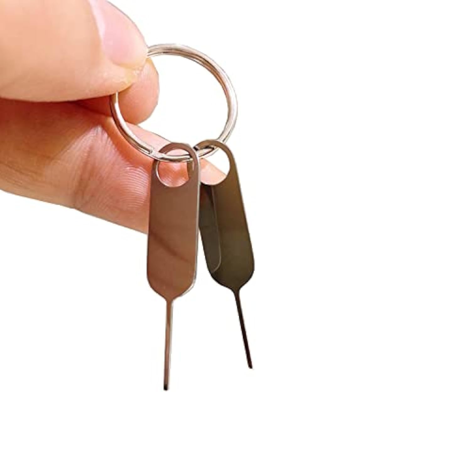2Pack Eaglewireless Universal Sim SD Card Tray Opening and Doorbell Security Reset Removal Tool Eject Pin fits Key ring for iPhone Google Pixel Samsung Motorola Phones (Key Ring is not Included)