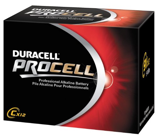 Duracell procell alkaline batteries - 12 count c