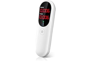 HEYAXA Air Quality Monitor,Indoor Formaldehyde Detector, TVOC Tester for Indoor Air Pollution Detection - Confined Space Test Air Quality for Home,Office and Various Occasion (White)