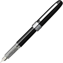 Platinum Fountain Pen, Plaisir Fine Nib, Black (PGB-1000-#1-F