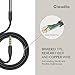 Cloudio D-Cube High Fidelity High Resolution Earphones Dual Driver Hybrid in-Ear Headphones Music Earbuds with Natural Sound, Extra Bass Dive Treble Extension, Noise Cancelling, MIC and Remote, Case