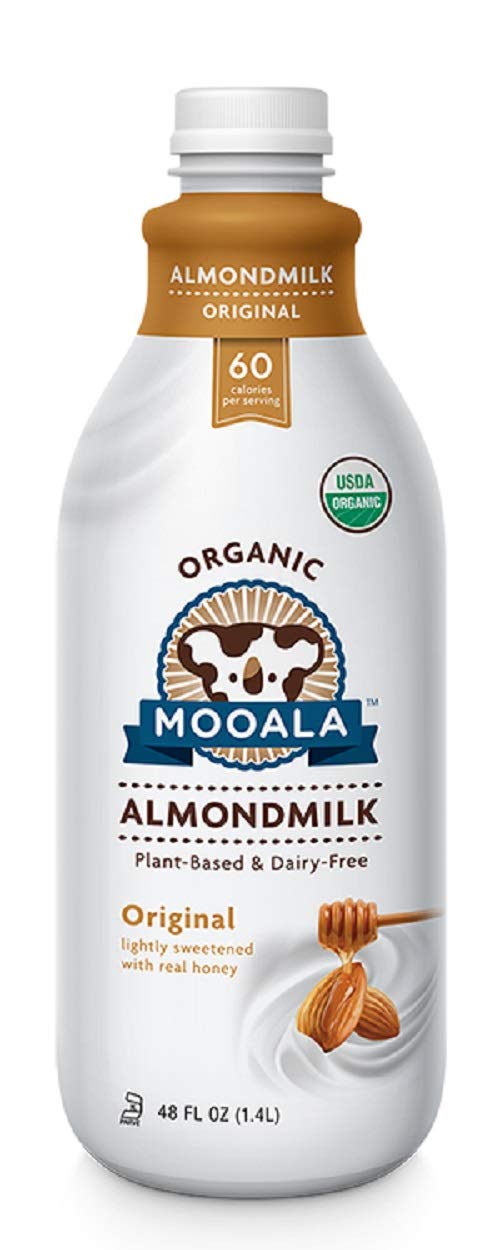 Mooala Almond Milk, Original Milk, 48 Fluid Ounce (Pack of