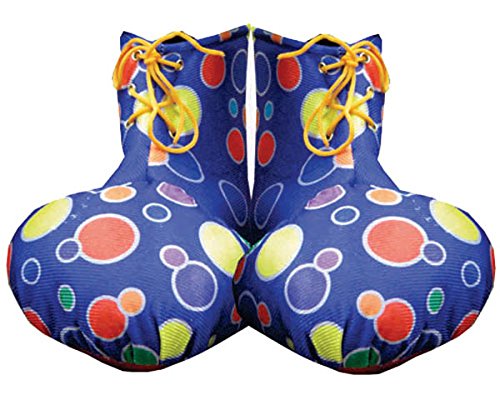 Adult Blue Clown Shoe Covers By Dress Up America