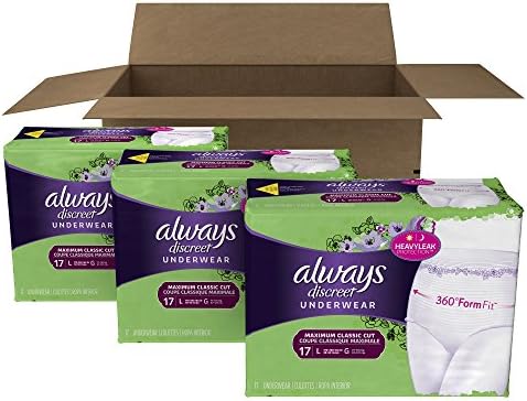 Always Discreet Incontinence & Postpartum Underwear for Women