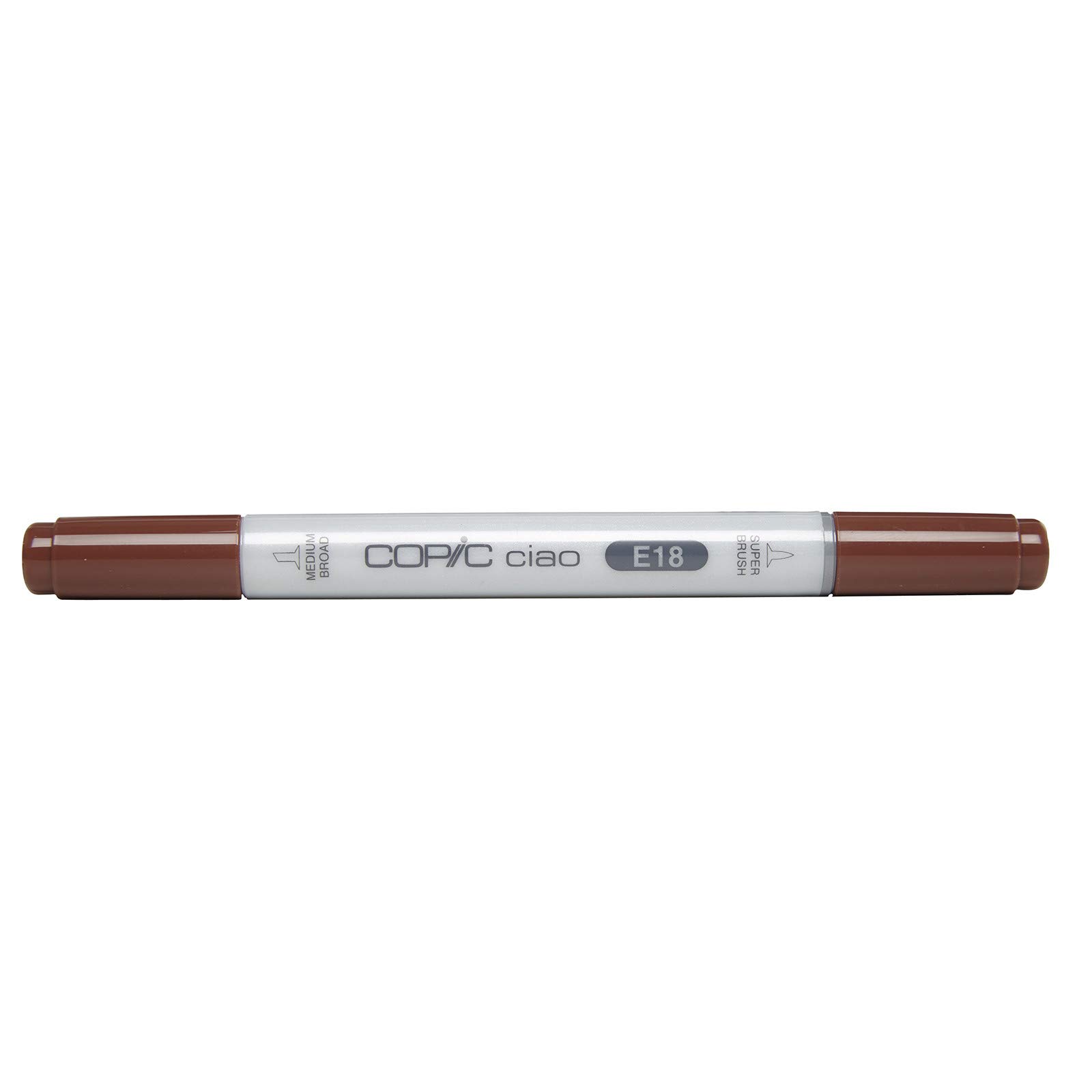 COPIC Ciao Coloured Marker Pen - (E-18) Copper, For Art & Crafts, Colouring, Graphics, Highlighter, Design, Anime, Professional & Beginners, Art Supplies & Colouring Books