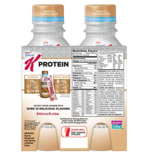 4 Special+Protein+Inspired+Vanilla+Cappuccino