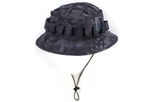 ZAPT Boonie Hat Military Camo Cap Hunter Sniper Ghillie Bucket Hats Adjustable Jungle Bush Hat
