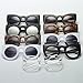 Cat Eye Sunglasses, VESNIBA Women Men Vintage Retro Glasses Unisex Fashion Aviator Mirror Lens Sunglasses (Free, G)