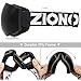 ZIONOR X4 Ski Goggles Magnetic Lens - Snowboard Goggles for Men Women Adult - Snow Goggles Anti-fog UV Protection (VLT 19.25% Black Frame Black Lens)