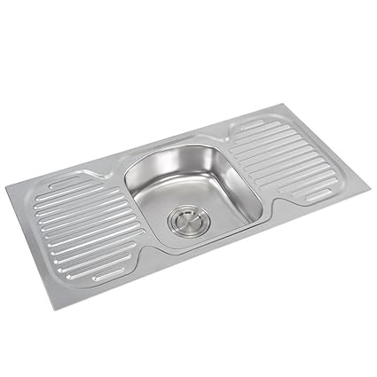 Anupam 208 304 Grade Stainless Steel Single Square Bowl With