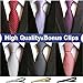 Jeatonge Lot 6 Pcs Mens Ties and 3 Free Tie Clips, Men's Classic Tie Necktie Woven Jacquard Neck Ties (Style 13)