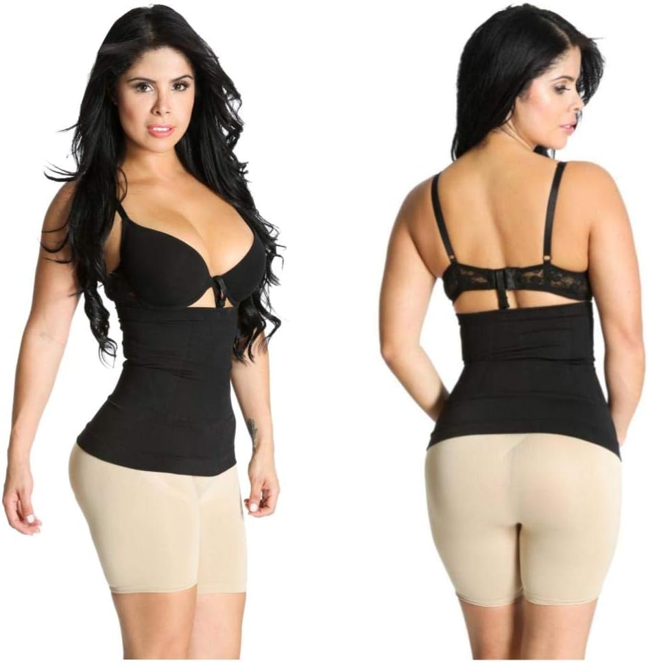 Corset Seamless Waist Training Cincher Tummy Control Soafty Black Size 2XL - 3XL Style 011