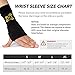 CopperJoint Copper-Infused Compression Wrist Sleeve, High-Performance Design Promotes Improved Circulation to Help Reduce Inflammation and Pain, Single Sleeve (Left, Medium)