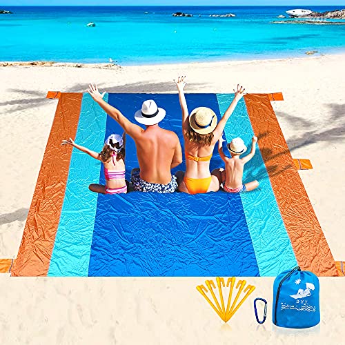 DYY Waterproof Sandless Beach Blanket, Extra Large Oversized 10'X 9