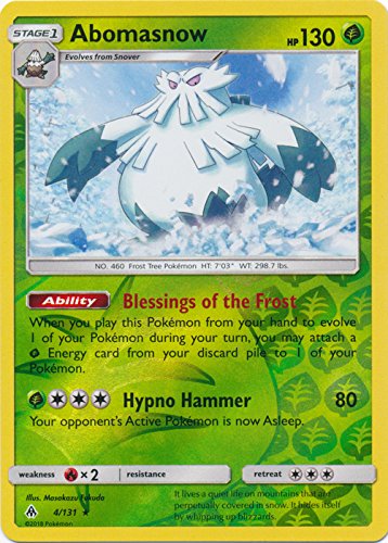 Abomasnow - 4/131 - Rare - Reverse Holo - Forbidden Light