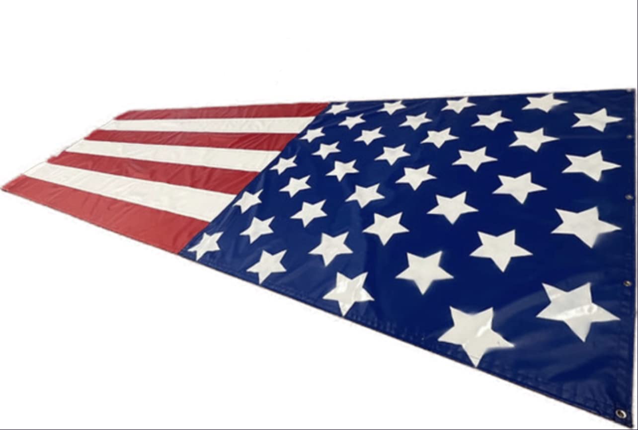 Mua Asphalt Tarp for Dump Truck US Flag Tarp Dump Truck Tarp Tri Axle
