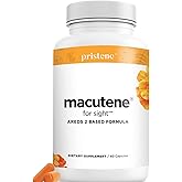 Macutene Protect Eye Vitamins for Macular Support Areds 2 with Lutein and Zeaxanthin Supplements (25mg/5mg) – Doctor Formulated Bilberry Supplement for Eyes, Lab Tested, Vegan (60 Capsules)