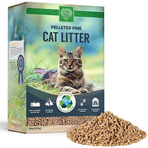 Small Pet Select Premium Pine Pelleted Cat Litter, 100 All Natural