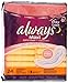 Always Maxi Soft & Clean with Leakguard Plus, with Odor Lock Non-Wing Overnight Pads 24 Count