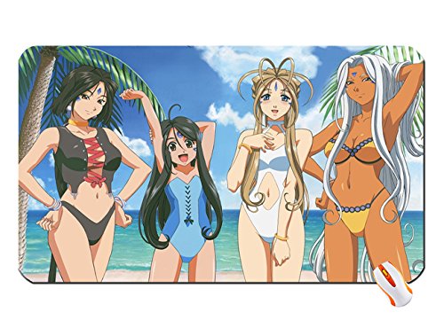 Belldandy Skuld Ah My Goddess Urd Big Mouse Pad Dimensions:60X35X0.2 CM