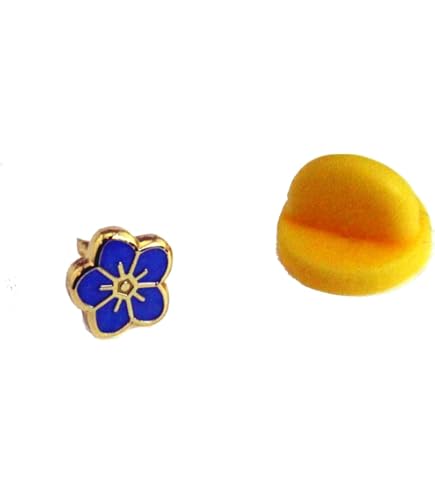 PrestigeGiftware Masonic Forget Me Not Flower Design Lapel Pin Badge In Engraved Personalised Gift Box - Foto 9