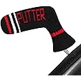 Scott Edward Blade Putter Cover Knitted, 1 Piece in Pack, Fits Golf Blade Putters, Double-Layers Knitted, Cute and Soft，Double Sided Customization