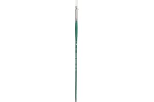 Princeton Artist Brush Summit, Brushes for Acrylic and Oil Series 6100, Flat White Synthetic, Size 4