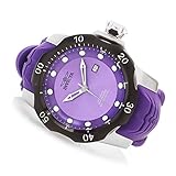 Invicta Men's Venom Purple Silicone Band Steel Case Automatic Analog Watch 19306