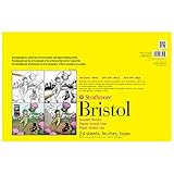 Strathmore 346-1 Paper 300 Series Sequential Art Bristol, Smooth, 11 x 17 Inches, White 24 Sheets