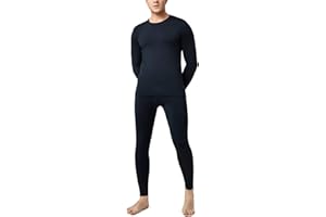 LAPASA Men's Thermal Underwear Set Soft Fleece Lined Long Johns Light/Mid/Heavy Weight Base Layer Top & Bottom M11/M24/M57