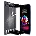 [3 Pack] LK Screen Protector for LG K10 2018 / LG K30, [Full Cover] Tempered Glass with Lifetime Replacement Warranty (Black)